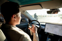 car driving itself