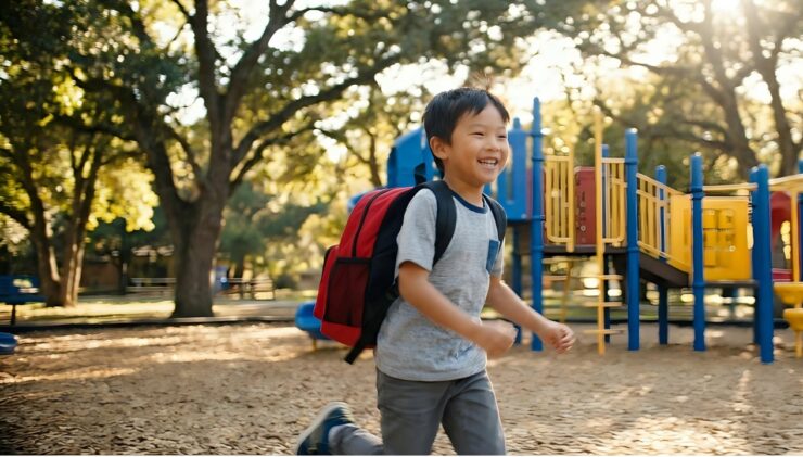 child at park